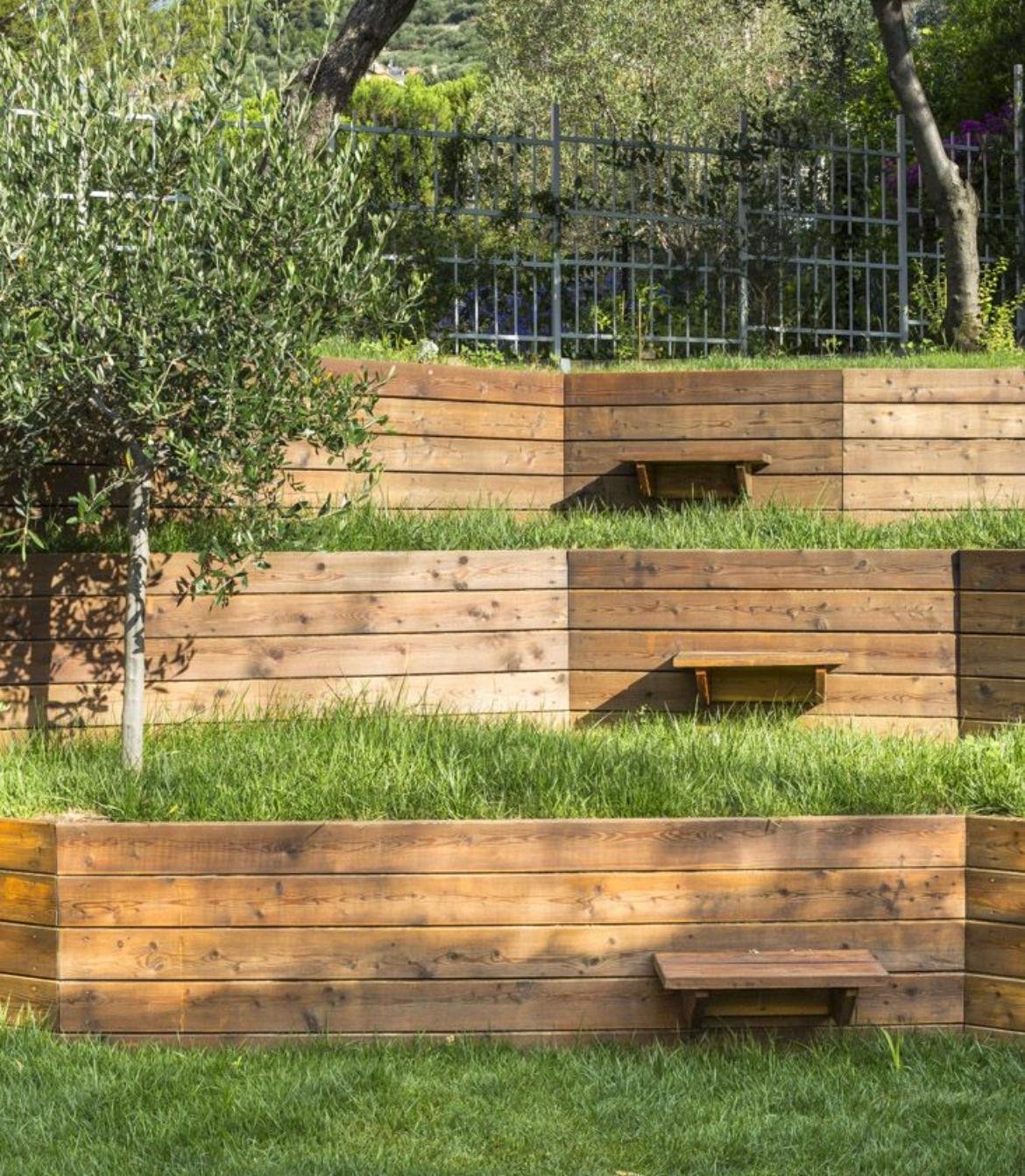 Wood Retaining Walls